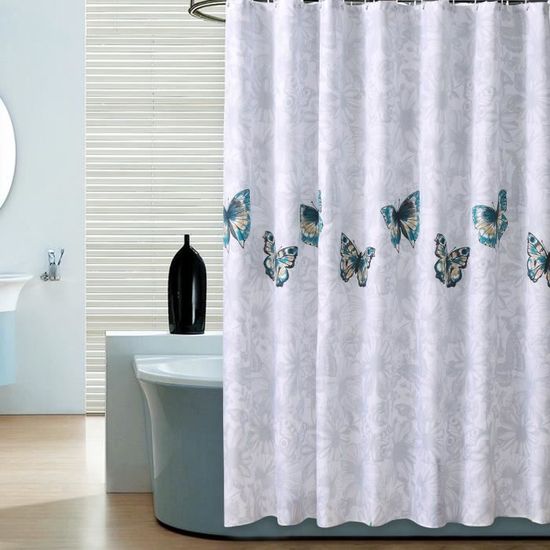 Rideau De Douche "Polyester" 180x200cm Noir