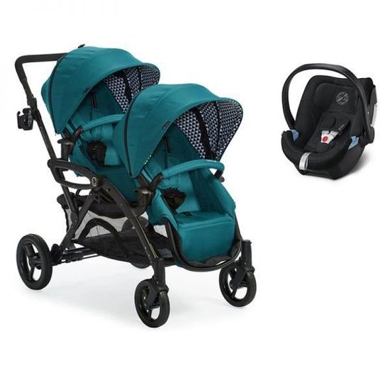 Poussette double volutive Contours Options Elite Aruba Blue