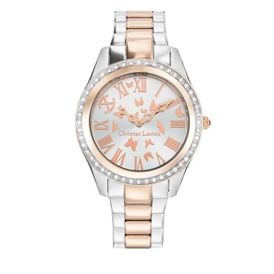 Montre Femme Christian Lacroix Quartz Cadran Imprim 37 5 mm Et