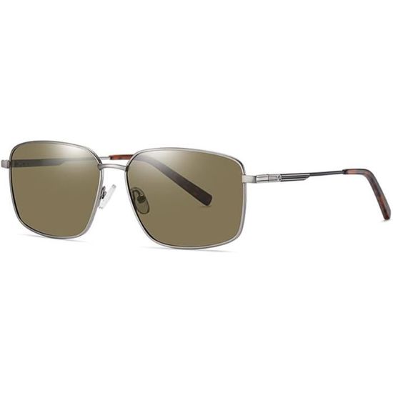 Lunettes de soleil de pêche polarisées Zeque Revin F-1226 GRIS TV JAUNE