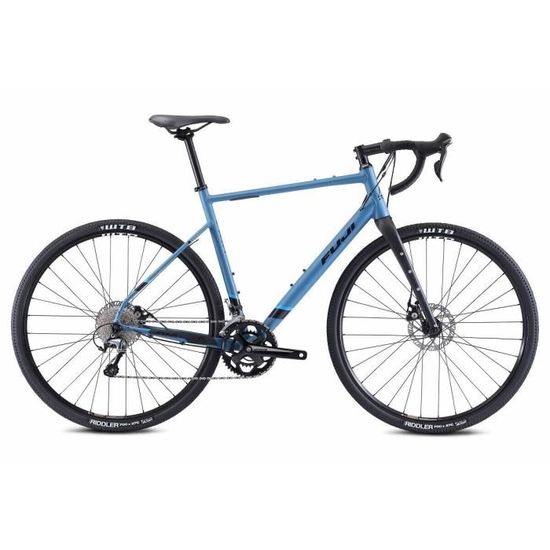 Vélo Fuji Jari 2.1 Tiagra 2x10 - Bleu - Chemins et sentiers - Disques - Rigide