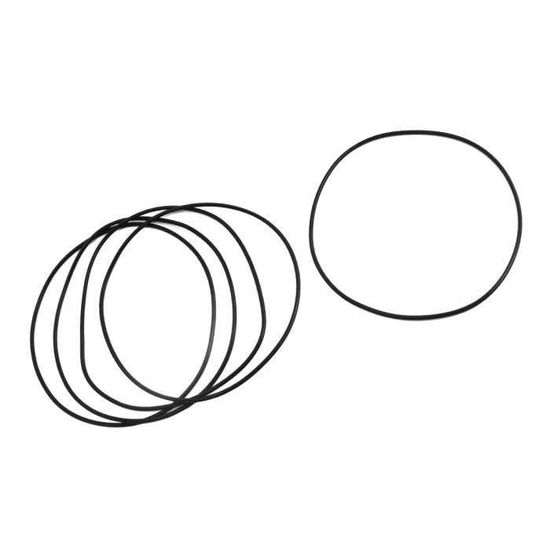 Sourcing Map Joint Torique 100mm OD 95.2mm ID 2.4mm Largeur Métrique Nitrile Caoutchouc Joint Étanchéité Paquet De 10