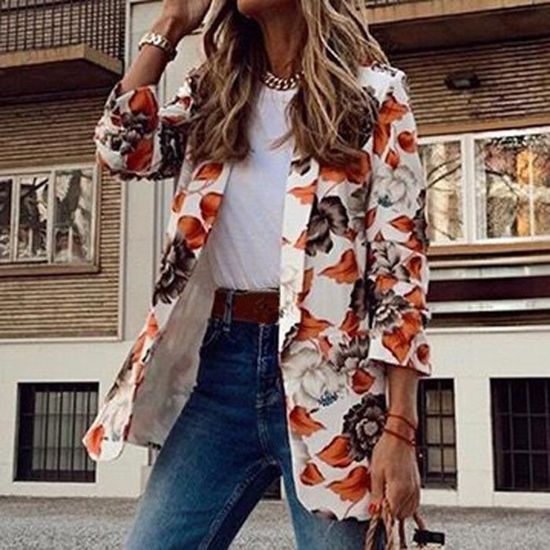 Veste tailleur femme fleurie online