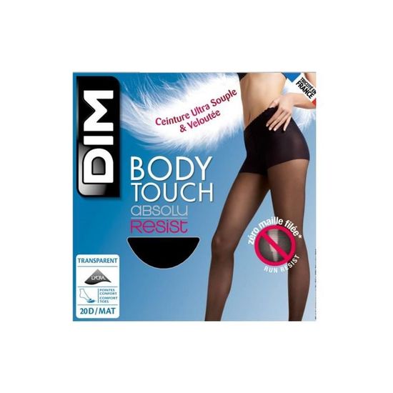 Collant noir Body Touch Dim T3 x1 Noir Cdiscount Chaussures