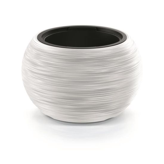 Prosper Plast dbsa300-s449 29.5 x 33 cm Sabbia Flowerpot – Bianco (Pezzi