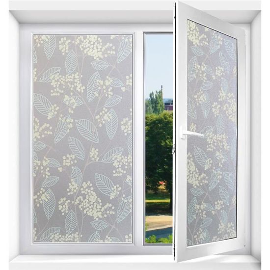 Film Electrostatique Vitre 150 X 200 Cm Opaque, Occultant, Protège