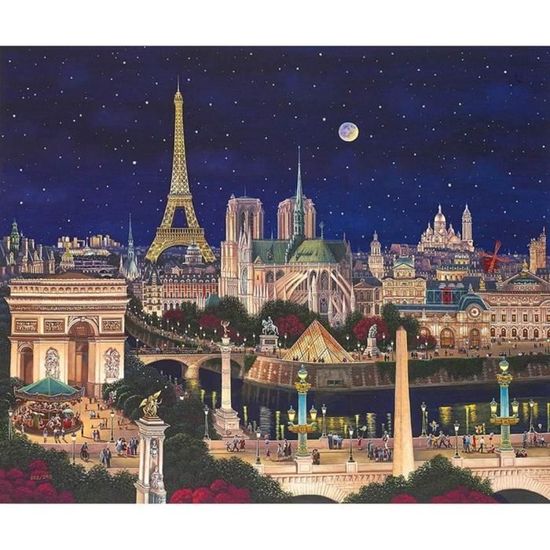Kit Peinture Diamant 5D 55x90 Cm – Femme Au Chapeau – Art DIY Décoratif à Paillettes Pour Débutants Et Enfants