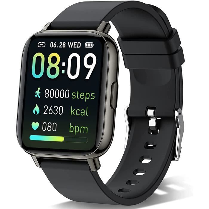 Montre connectée homme femme 1,69" smart watch pour iphone android ...