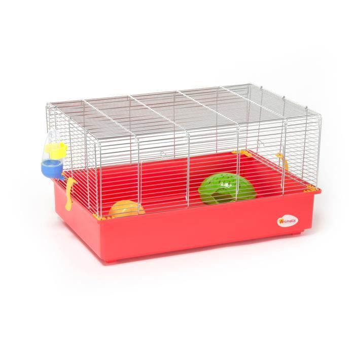 Animalis - Cage Équipée pour Hamster - 61x40x33cm