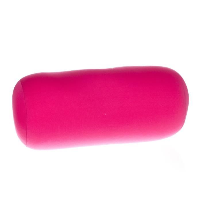 Coussin Tube- Microbilles - Fucshia