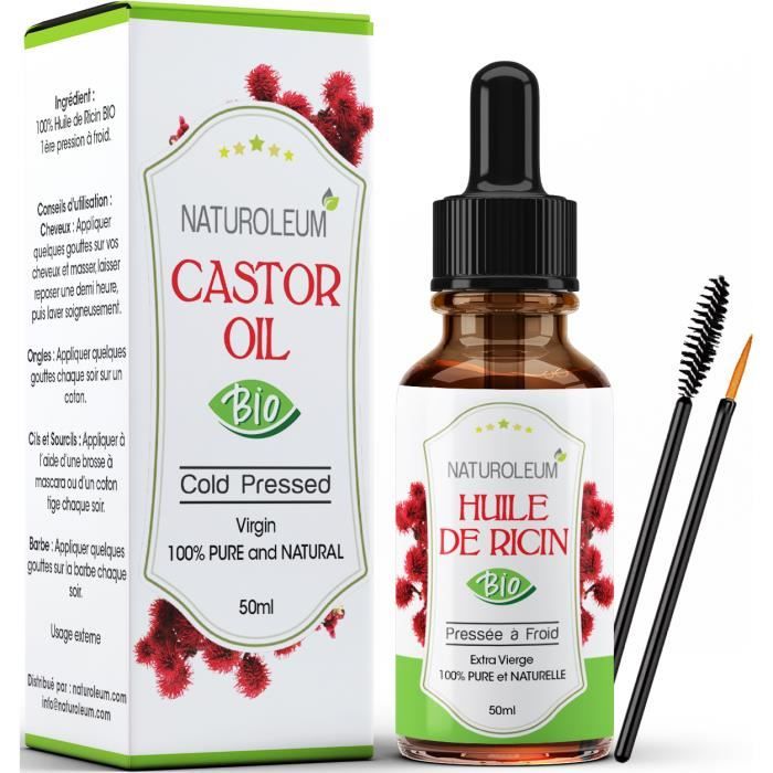 Huile de Ricin 100% Pure et BIO