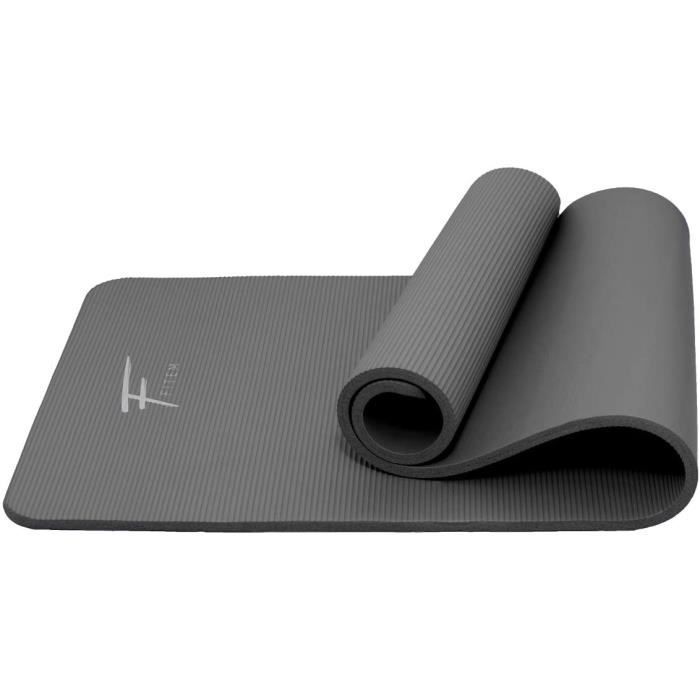 Fitem Tapis de Sol Ultra-Epais en Mousse Confort Haute Densité NBR - 183 x 60 x 1,5 cm ou 1 cm - pour Gym,Yoga, Sport, Gymnastique,