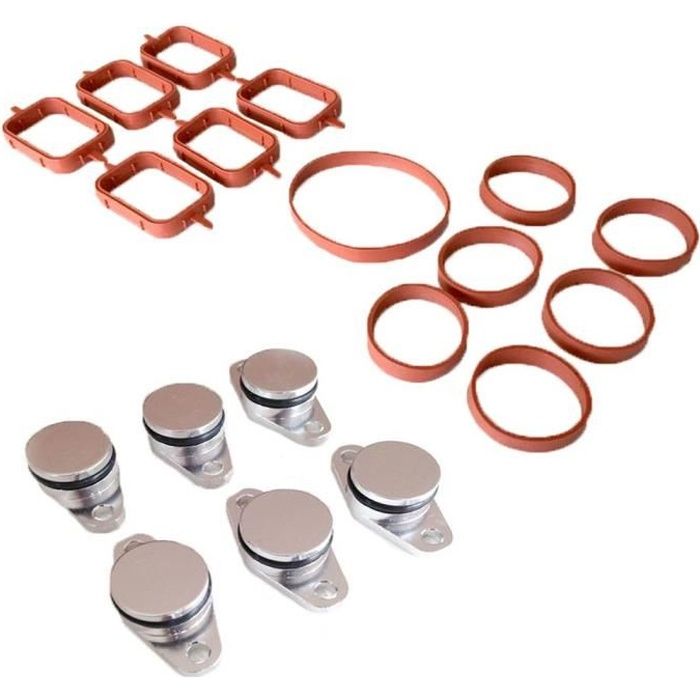 Kit 13 Joint Admission + 6 Bouchon Clapet 22mm BMW E87 E46 E60 E61 320d 520d 120d