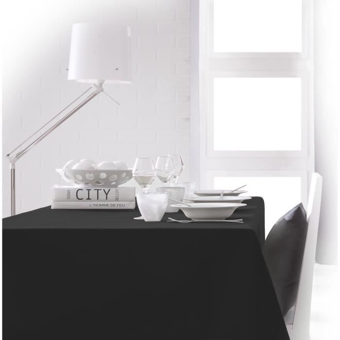 TODAY Nappe rectangulaire 150x250 cm - Noir réglisse