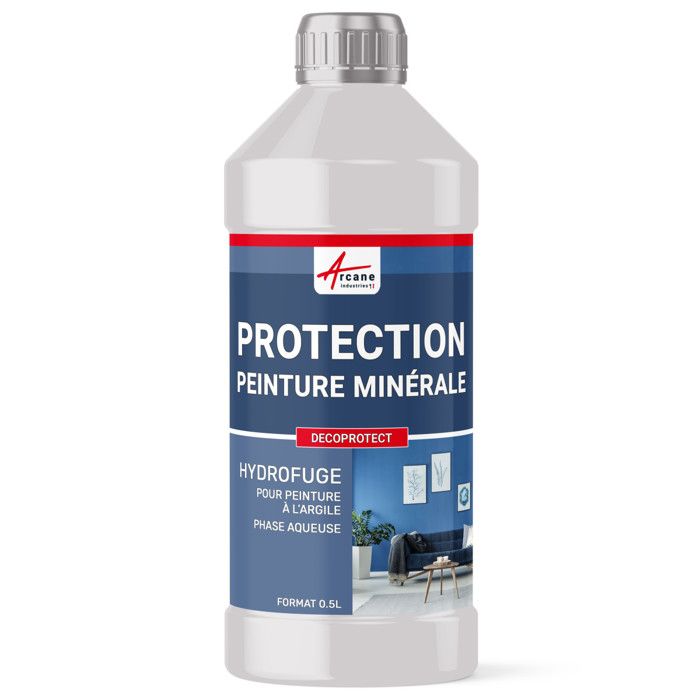 Protection Hydrofuge Enduit Minéral - Transparente - Liquide - 0.5 L