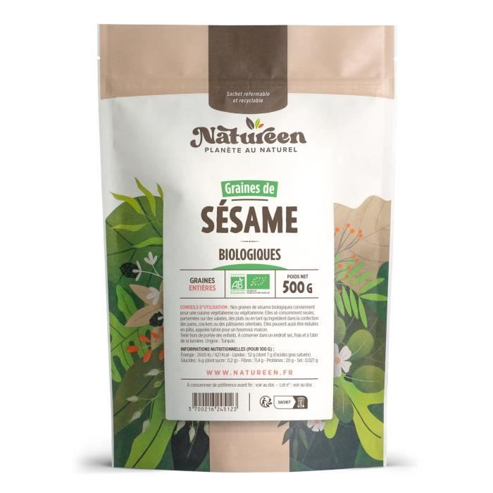 Graines de Sésame Bio - 500g