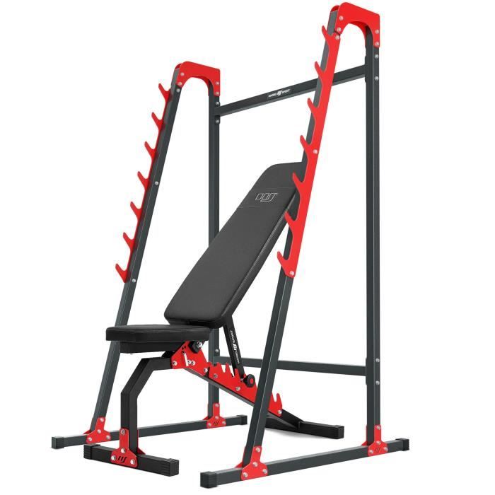Marbo Sport Set MH8 | Banc de musculation MH-L114 2.0 + support d'haltères MH-S204