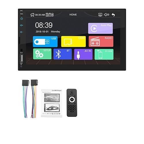 7 ''écran tactile autoradio MP5 lecteur Support réel Apple Carplay pour Iphone Bluetooth HD vidéo jouer caméra - Type no camera