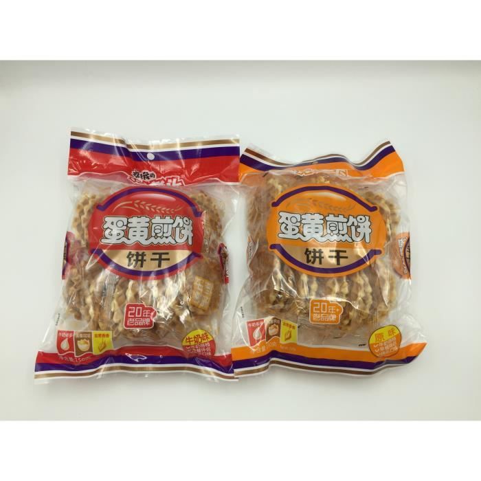 Waffle 2 saveur (original, lait) UNCLEPOP 4*150g 2*2 PACKS