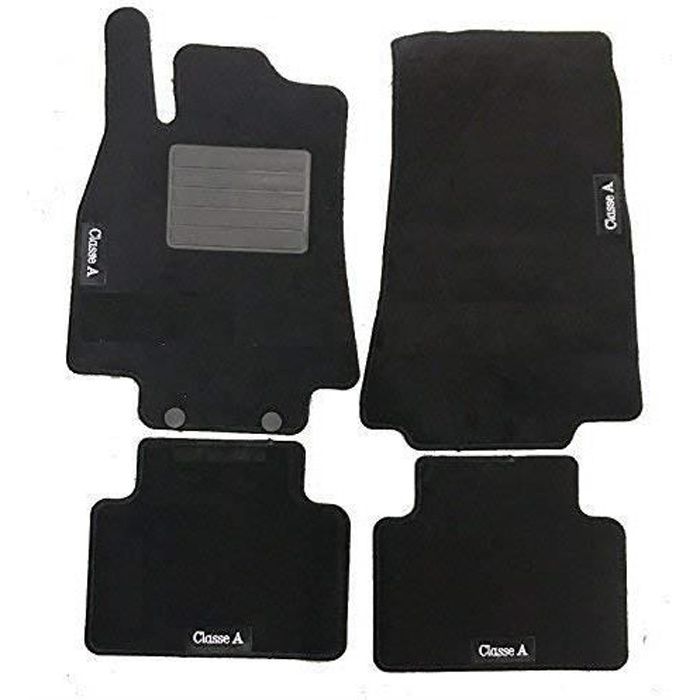 Jeu de 4 tapis moquette pour MERCEDES CLASSE A W169 2004>2011
