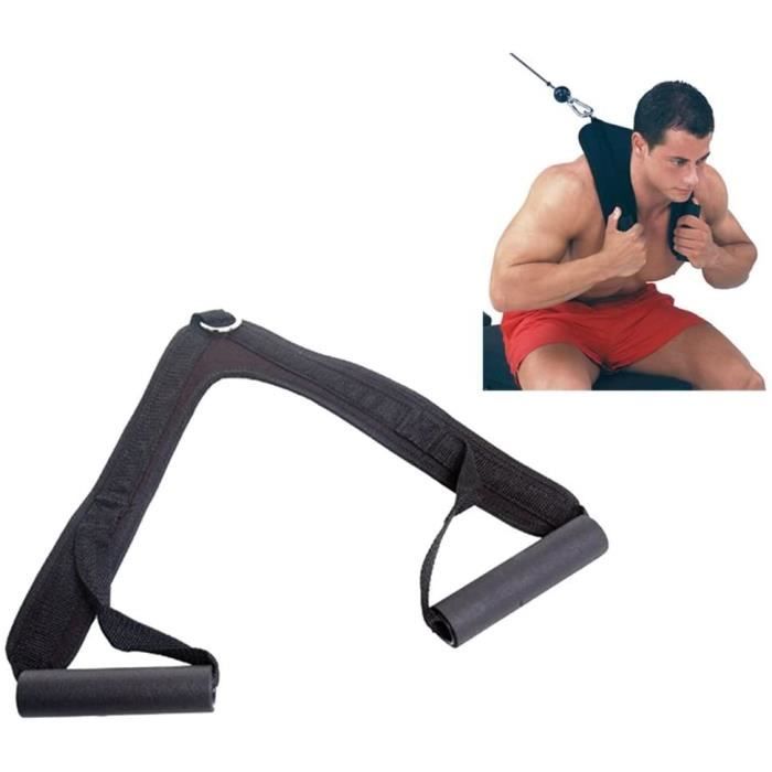 CEINTURE DE FORCE Grofitness abdominaux Crunch Sangles abdominaux Ceinture deacutepaule en Nylon Home Gym Barbell Sangle172