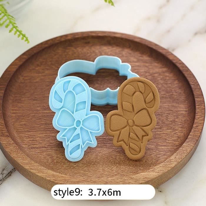 Moule à gateaux,Emporte pièce de noël découpeurs Fondant gâteau moule Biscuit Sugarcraft gâteau décoration outils - Type 9 #A