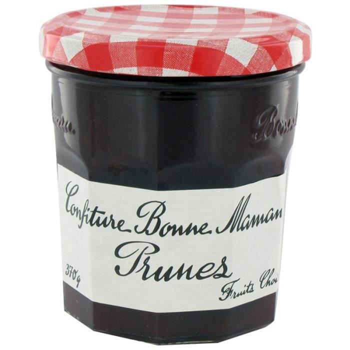 BONNE MAMAN Confiture prune en bocal - 370 g