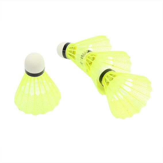 Lot de 4 volants de badminton