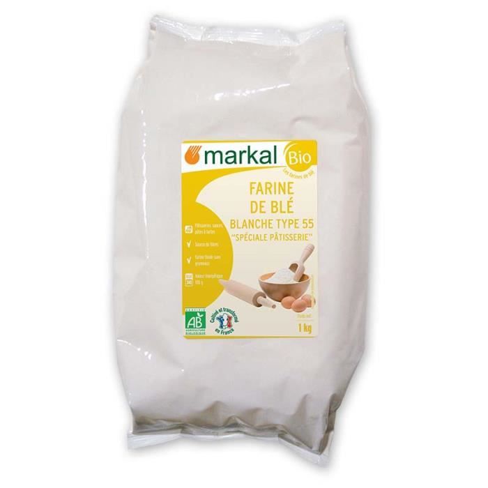 MARKAL - FARINE DE BLE BLANCHE PATISSIERE T55 1
