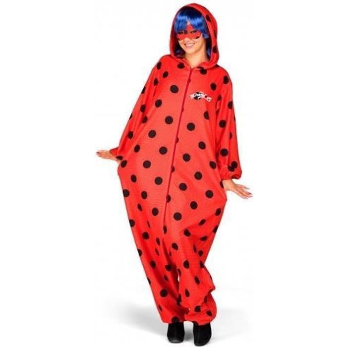 Déguisement combinaison et accessoires Ladybug adulte
