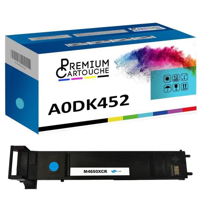 Toner A0DK452 Cyan Compatible pour Konica Minolta Magicolor 4600 Series Konica Minolta Magicolor 4650 DN Konica Minolta Magicolor 46