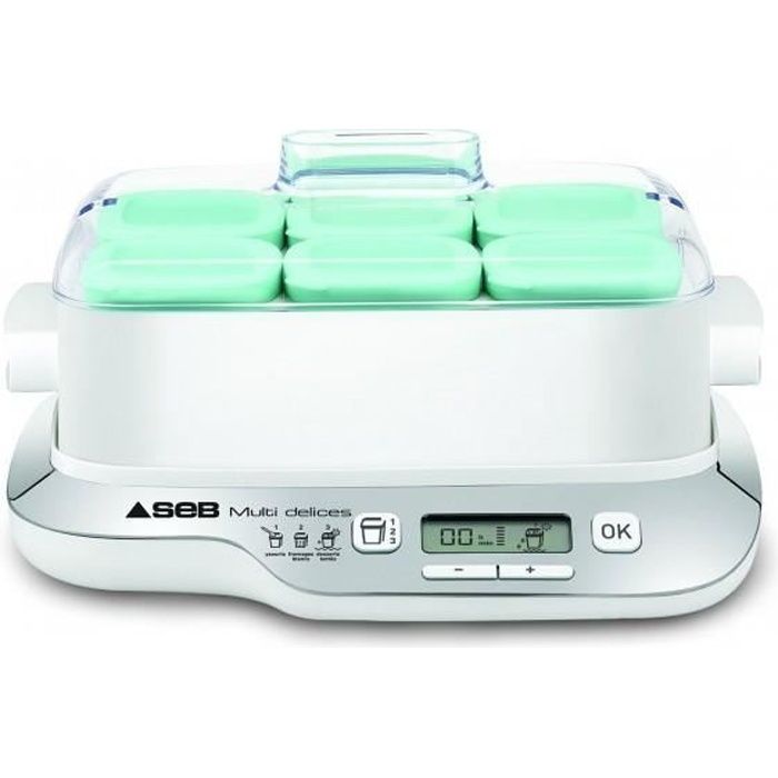 SEB - Yaourtière multi délices compacte 6 pots - YG6571FR