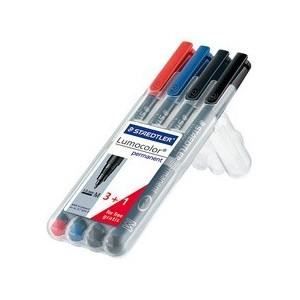 Staedtler lumocolor marqueur permanent 318f,3+1…