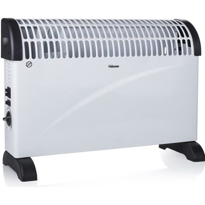 TRISTAR Chauffage électrique convecteur fonction turbo 2000 W