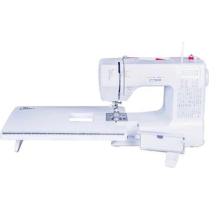 Uten 2685A Machine à coudre électronique 200 points avec table d’expansion blanc