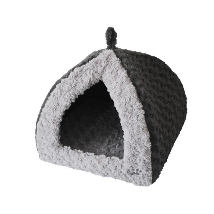 VADIGRAN Tipi fleece Modern gris pour chien 40 x 40 x 35cm