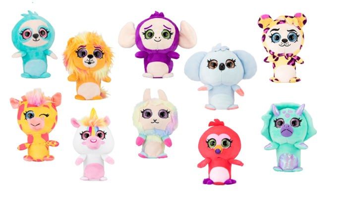 Joy Toy Peluche Fashion Friend Bianco Con Borsa Pailette Magiche, 20 Cm, Regalo Per Bambina
