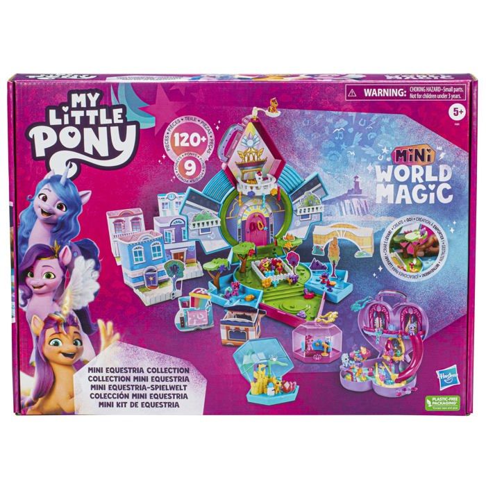 My little pony Mini Monde Magique Collection Mini Equestria Coffret Personnalisable avec Plus de 120 pieces