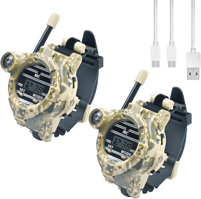 Inspireyes Talkie Walkie Enfants Rechargeable, 48H Autonomie, Longue Portée 3 Mile, Cadeau Inspireyes Talkie Walkie Enfants Rechargeable, 48H Autonomie, Longue Portée 3 Mile, Cadeau