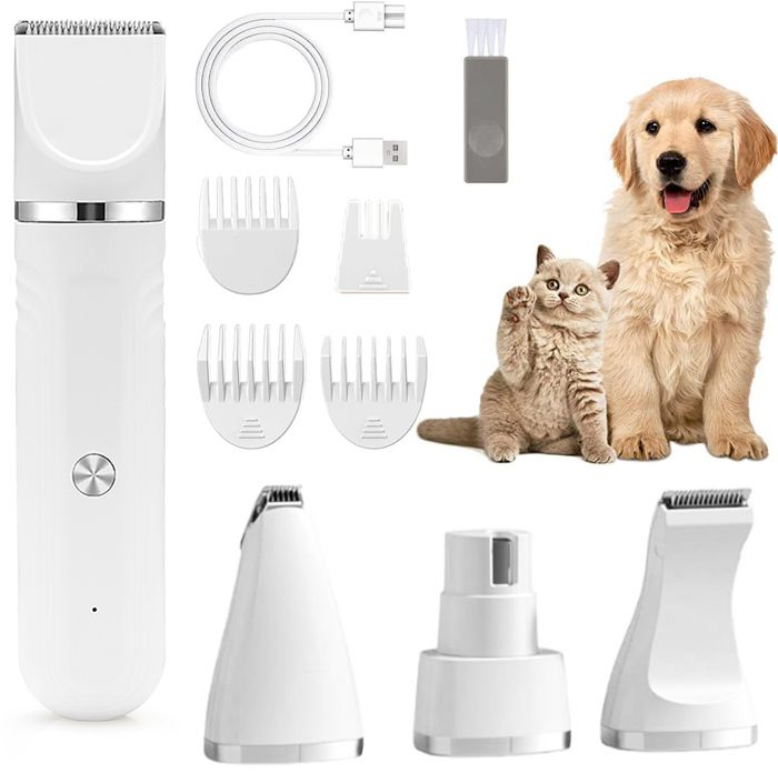 Comparer les prix de Kit de tondeuses pour animaux de compagnie, kit de toilettage pour animaux de compagnie, tondeuse à cheveux, tondeuse à pattes à