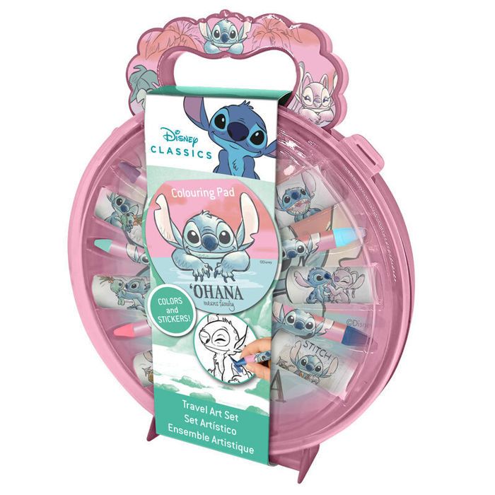 Mallette de bricolage - Kids Licensing - Disney Stitch - Ludique - Éducative - Créativité