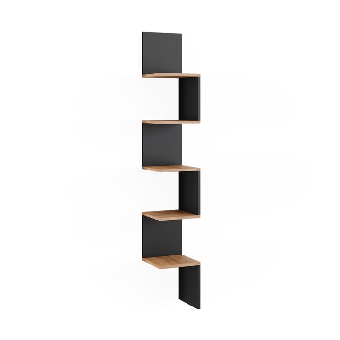 Étagère dangle Paolo 28x175.4cm avec 5 compartiments Anthracite Vicco 52093 Étagère dangle Paolo 28x175.4cm avec 5 compartiments Anthracite Vicco 52093