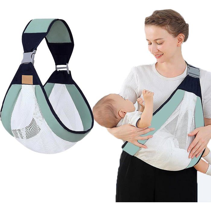 TRAHOO-Por_te Bébé Enveloppant Ajustable Por_te Bébé Ceinture Por_te Bebe Por_te Enfant Léger et Respirant Confortable et [J622]