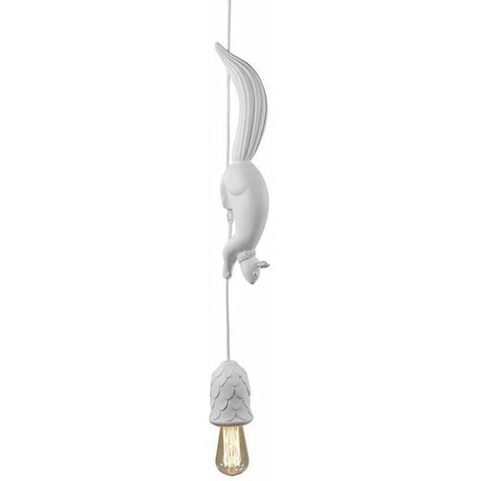 Nordic écureuil résine pendentif LED moderne lampe suspendue lumière pour chambre enfants chambre décor de chambre denfants