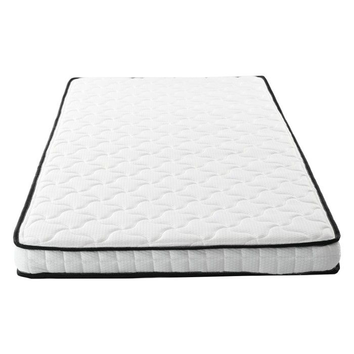 Matelas à ressorts enroulable 90x200 cm H3 - Épaisseur 12 cm avec modules ergonomiques et soutien lombaire pour un sommeil dos Matelas à ressorts enroulable 90x200 cm H3 - Épaisseur 12 cm avec modules ergonomiques et soutien lombaire pour un sommeil dos