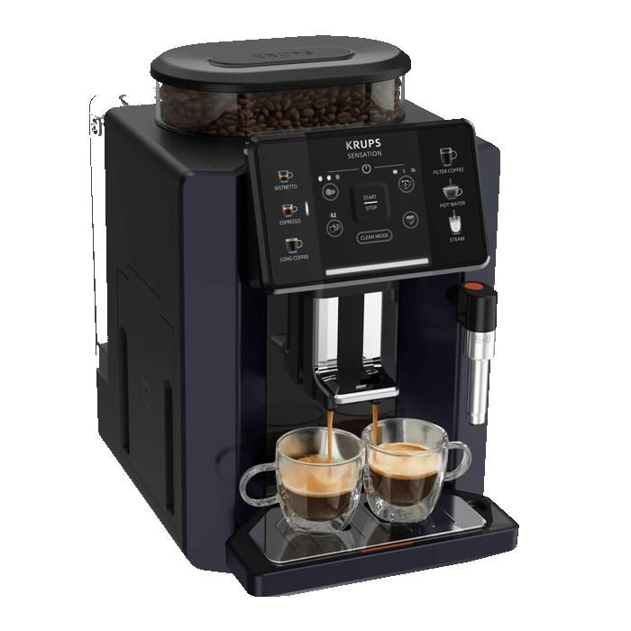 RECONDITIONNÉ KRUPS Sensation C50 Machine à café à grains Interface tactile Buse manuelle Cappuccino