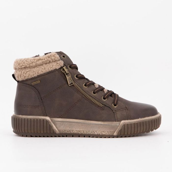 Baskets montantes fourrées mokka à lacets Femme ROMIKA Baskets montantes fourrées mokka à lacets Femme ROMIKA