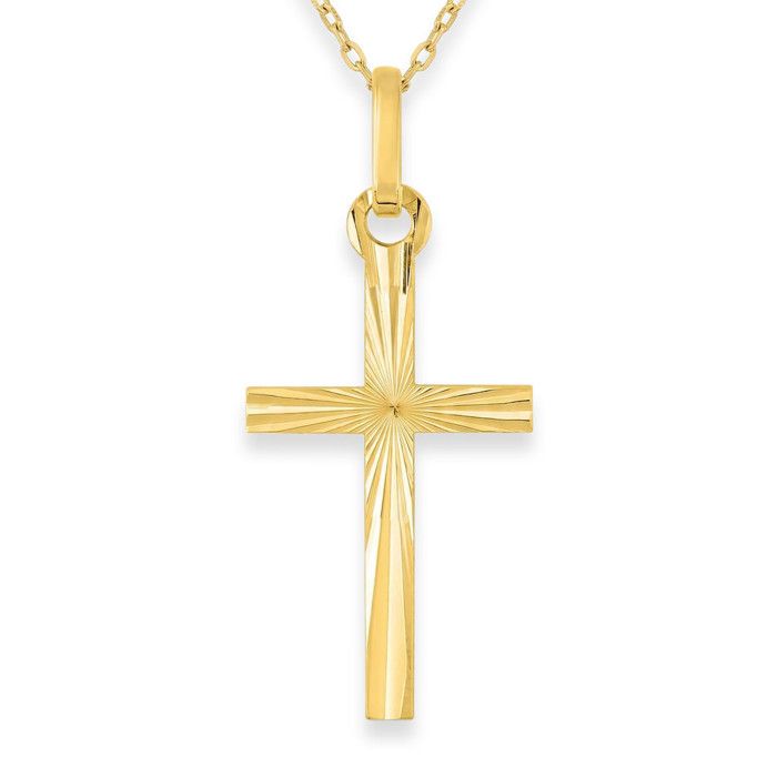 Pendentif croix or jaune - LAtelier dAzur - Or jaune 375/000 - Dimensions 1.95x1 cm - Poids 0.25 g Pendentif croix or jaune - LAtelier dAzur - Or jaune 375/000 - Dimensions 1.95x1 cm - Poids 0.25 g