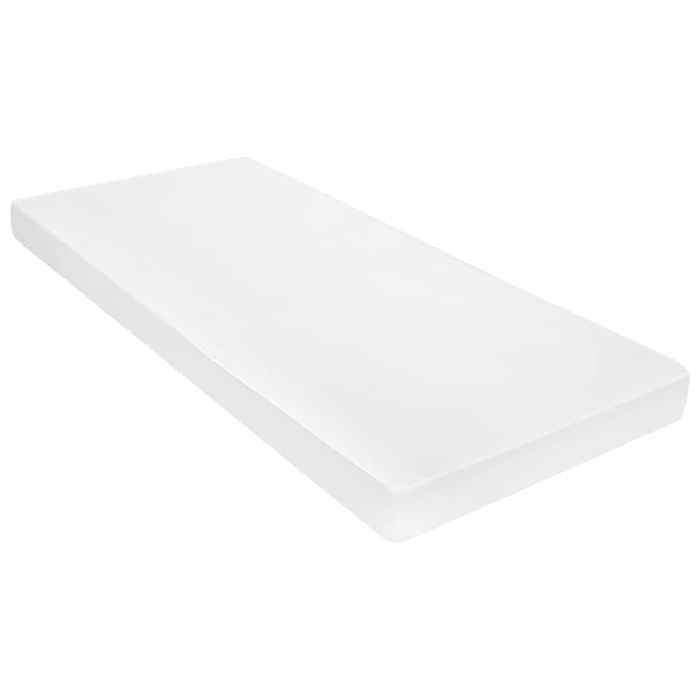 Luxe&Mode Matelas 90x200 cm 7 zones Mousse PU 10 cm H2 H3 2 ans garantie LV3813