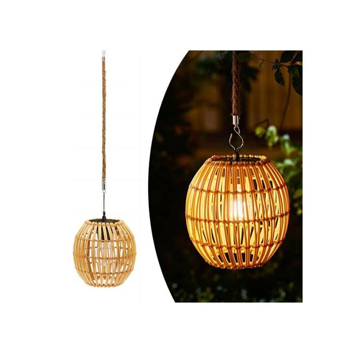 Lampes solaires à suspendre pour lextérieur décoration de jardin résistante aux intempéries lanterne solaire pour extérieur